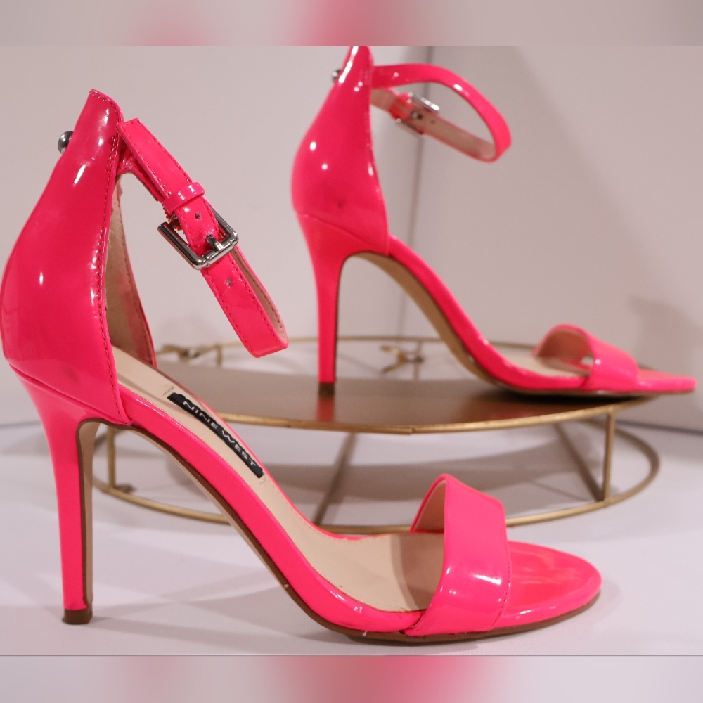 Nine West Women's Ankle Strap Heels - Pink
